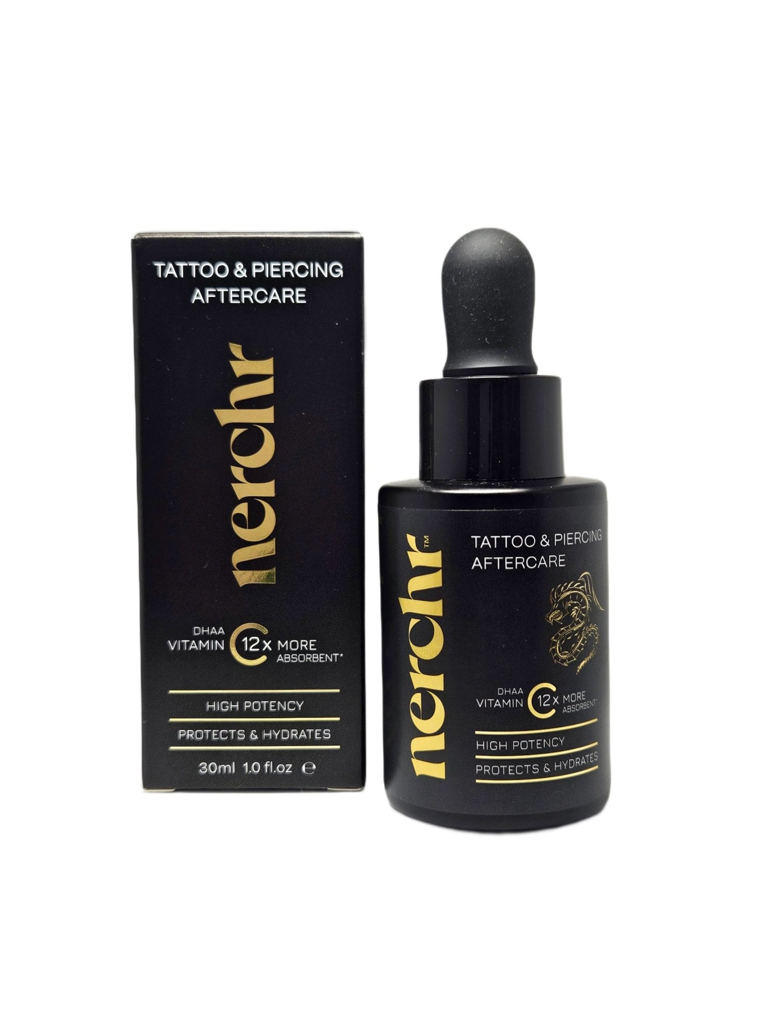 Nerchr Tattoo & Piercing Aftercare - 30mL 1.0 fl.oz - Nerchr